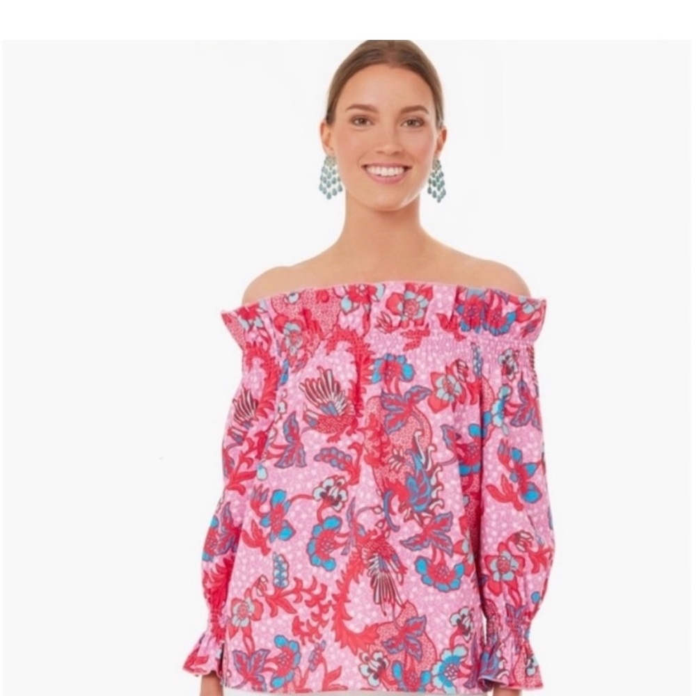 Tuckernuck Bougainvillea Off Shoulder Blouse
